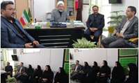  دیدار رییس مرکزآموزش فنی و حرفه ای بردسکن با امام جمعه این شهرستان 