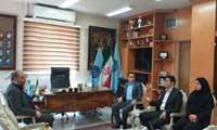 دیدار " مازیار رستم نژاد مدیرعامل شرکت تیراژه ماشین"به همراه مدیران این شرکت تولیدکننده ماشین آلات راهسازی با " امیردائی صراف مدیرکل آموزش فنی و حرفه ای خراسان رضوی"