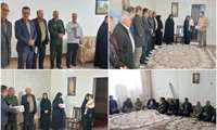 بمناسبت گرامیداشت هفته بسیج ازخانواده"حمیدرضا نصراله پور جانباز ۷۰درصدجنگ تکمیلی"و"مصطفی زرقی فرزند شهید گرانقدر محمدزرقی"سرکشی بعمل آمد.