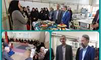 خوشنویس فرماندار شهرستان،از کارگاه آموزش خیاطی در منطقه شهیدان عباسپور،کارگاه برق ساختمان و صنایع غذایی مرکز آموزش فنی و حرفه ای خلیل آباد بازدید نمود.