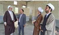  بازدید امام جمعه بردسکن از ساختمان در حال ساخت مرکز آموزش فنی و حرفه ای شهرستان بردسکن 