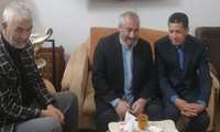  دیدار سیدحسین موسوی رئیس مرکز آموزش فنی و حرفه ای شهرستان کلات با علی اکبر دهقان نابینای روشندل