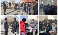 برگزاری آزمون عملی رانندگان باری ، کامیونت و اتوبوس های برون شهری و حمل مواد خطرناک در شهرستان تایباد