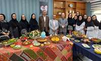 برگزاری آزمون عملی پایان دوره مهارتی آشپز سنتی و آشپز صبحانه ملل با حضور مربیان،کارآموزان و احمدزاده معاونت اداره کل میراث فرهنگی،گردشگری و صنایع دستی خراسان‌رضوی