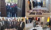  افتتاح نمایشگاه آثار هنرهای تجسمی تراش سنگهای قیمتی و تزئینی «آموزشگاه آزاد فنی و حرفه ای مختاری» در محل مزار قطب الدین حیدر این شهرستان