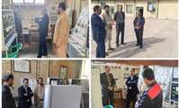 برگزاری جلسه با حضور «محمد رضا آشوری رئیس مرکز آموزش فنی و حرفه ای تایباد» و «امیری رئیس اداره برق تایباد»