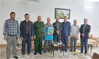 دیدار با خانواده همکار ارجمند حمید رضا نصرالله پور جانباز سرافراز ۷۰درصد جنگ تحمیلی