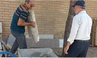 حضور کارکنان مرکز آموزش فنی و حرفه ای سبزوار جهت همکاری در امر آماده سازی مرکز آموزش فنی و حرفه ای خوشاب در شهرستان سلطان آباد