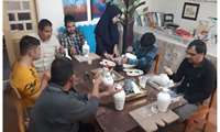 برگزاری دوره آموزشی «نقاشی روی سفال» ویژه افراد توانخواه در مرکز آموزش فنی و حرفه ای فریمان