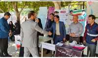  برگزاری میز خدمت در مصلی نماز جمعه شهرستان جوین