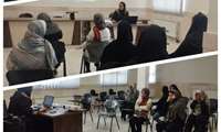  برگزاری ورکشاپ مهارتی آشنایی کارآموزان با دوره آموزشی هنرهای تجسمی