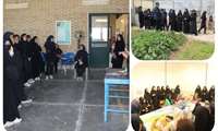 بازدید دانش آموزان مقطع متوسطه دخترانه امام حسین(ع) از کارگاههای آموزشی مرکز آموزش فنی و حرفه ای سرخس