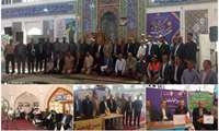  برپایی میز خدمت فرماندار و مدیران دستگاه های اجرایی شهرستان تربت جام در محل مصلی الغدیر و مزار شیخ احمد جام 