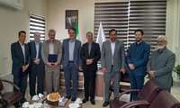 دیدار حمیدرضا موسوی مدیرکل آموزش فنی و حرفه‌ای خراسان رضوی با حسن ابارشی فرماندار جغتای