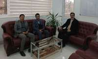 دیدار رئیس مرکز آموزش فنی و حرفه ای زبرخان‌ با مدیرعامل شرکت معدن سنگ آهن توانا کانی فلات شرق