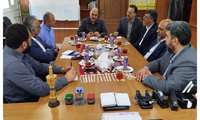  نشست مشترک مدیران بانک رفاه کارگران استان خراسان رضوی با معاونت اداری‌ و پشتیبانی اداره کل آموزش فنی و حرفه ای خراسان رضوی