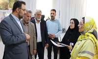  بازدید فرماندار سرخس از فعالیت هنرمندان صنایع دستی این شهرستان