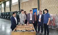  بازدید فرماندار و جمعی از مدیران دستگاههای اجرایی از کارگاههای تولیدی شهرستان قوچان 
