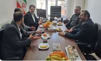  دیدار حمیدرضا موسوی مدیر کل آموزش فنی و حرفه ای خراسان رضوی با محمد رضا مودودی مدیر عامل منطقه آزاد دوغارون