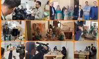 حضور تیم رسانه ای صدا و سیمای خراسان رضوی در شهرستان گناباد
