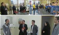 بازدید کارشناس آموزش های فنی و حرفه ای اداره آموزش و پرورش خراسان رضوی از کارگاههای برون سپاری شاخه کارو دانش مرکز آموزش فنی و حرفه ای درگز