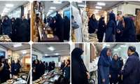 بازدید مدیرکل دفتر امور زنان و خانواده استانداری خراسان رضوی و نمایندگان دستگاههای اجرایی استان از نمایشگاه بانوی ماهر در مرکز آموزش فنی و حرفه ای خواهران نجمه مشهد