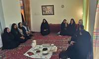 دیدار همکاران مرکز آموزش فنی و حرفه ای درگز با خانواده معزز شهید محمد رحیم قریشی