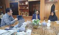  دیدار محمد علوی موحد نماینده دفتر  موسسات کارآموزی آزاد و مشارکت‌های مردمی سازمان آموزش فنی‌ و حرفه‌ای کشور با حمید رضا موسوی مدیرکل آموزش فنی و حرفه ای خراسان رضوی 