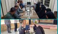 دیدار سید حسین احمدی سرپرست مرکز آموزش فنی و حرفه ای گناباد با امام جمعه شهرستان گناباد 