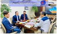 دیدار رئیس مرکز آموزش فنی و حرفه ای خواف با مدیرعامل شرکت صنایع معدنی فولاد سنگان