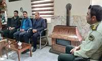  دیدار محمد علی میر علمی سرپرست مرکز آموزش فنی و حرفه ای سرخس با سرهنگ مومن فرماندهی نیروی انتظامی این شهرستان