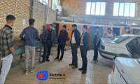  بازدید معاون آموزش و پرورش شهرستان کلات و دهیار روستای کالو از مرکز آموزش فنی و حرفه ای شهیدپناهی لائینِ کلات    