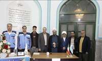 برپایی میز خدمت در محل مصلی نماز جمعه شهرستان سرخس